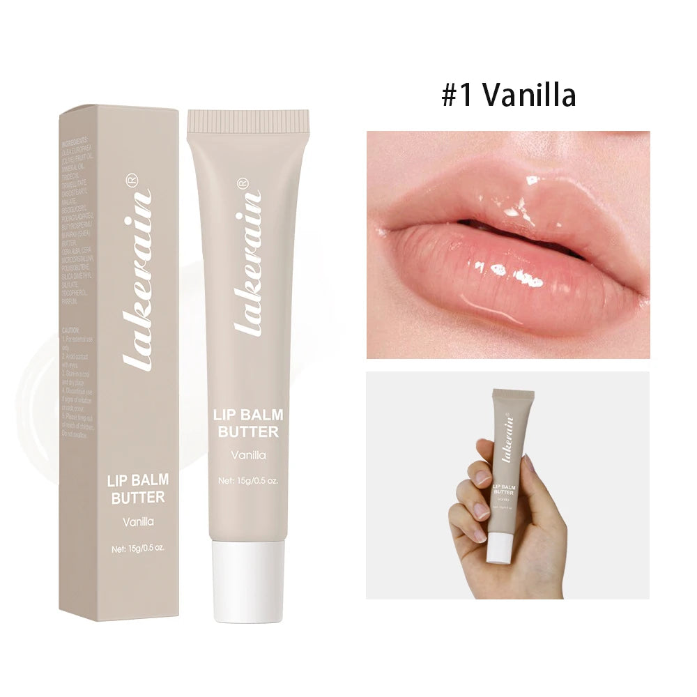 Summer Lip Balm Gloss – Moisturizing Mirror Lip Oil with Vanilla, Mint, Iced Coffee & Cake Scents | Transparent Shine & Nourishment