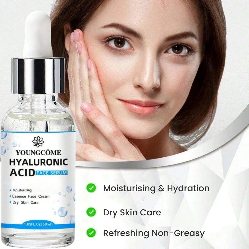 ๐ฟ Pore-Tightening Hydrating Essence โ Hyaluronic Acid Gel Serum for Dry Skin | Deep Moisture + Smooth Complexion | 1 Unit