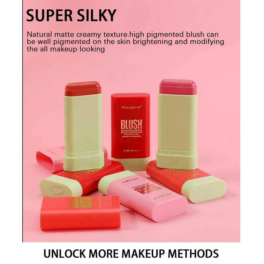 Multi-Functional Blush Stick โ Waterproof, Long-Lasting, Hydrating Cream Color