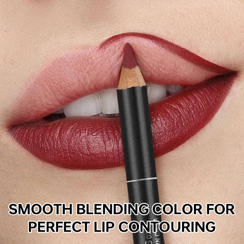Luxury Matte Lip Liner – Long-Lasting, Smooth Application for Perfect Outline & Filling | Sculpted Lips That Command Attention