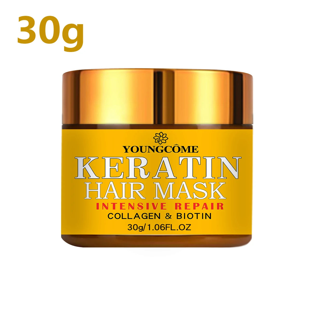 💆♀️ Transform Dry, Damaged Hair – Keratin Repair Mask + Biotin & Collagen | Deep Conditioning Treatment for Frizz-Free, Smooth, Silky Hair