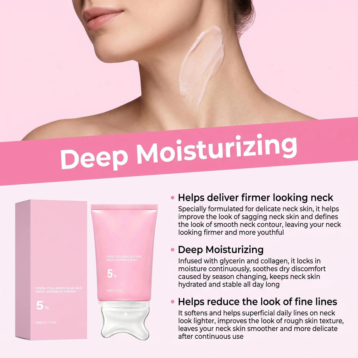Collagen Gua Sha Neck Cream