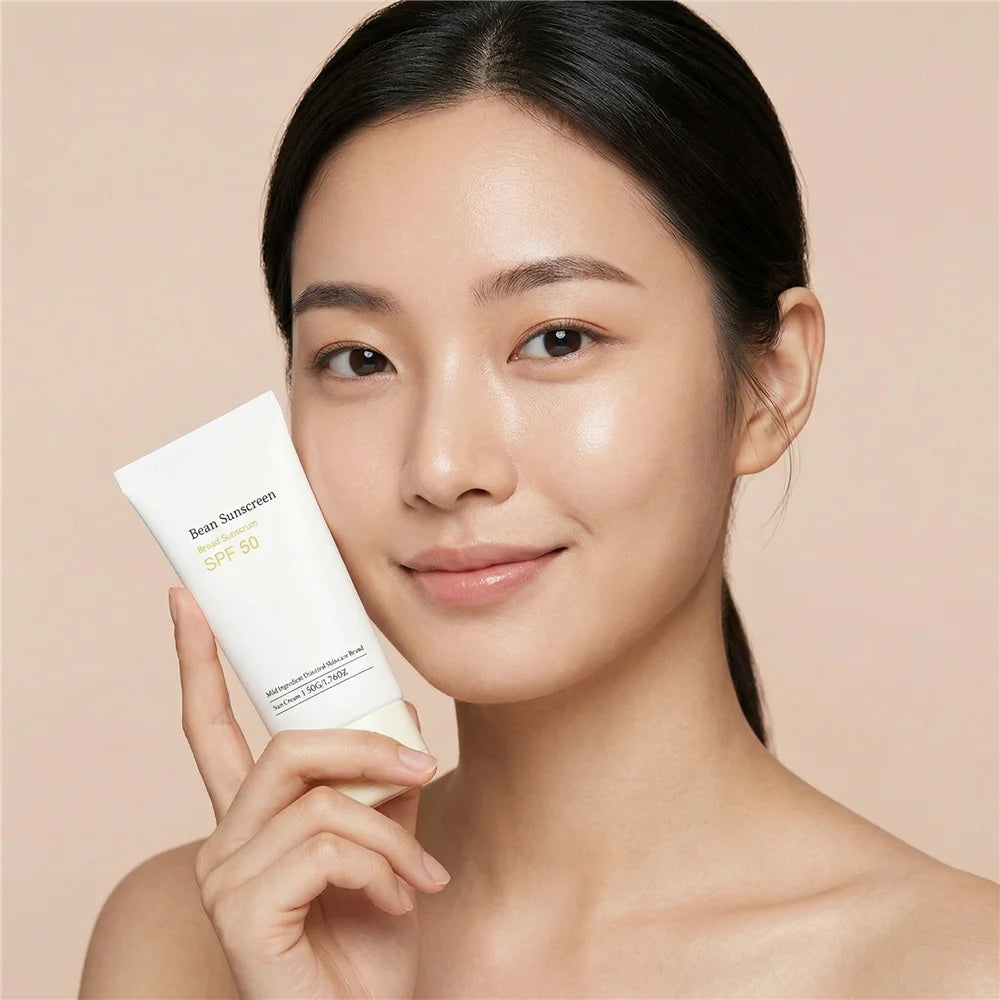 [Top Selling] mixsoon Bean Sunscreen 1.69 fl.oz / 50ml — Airy Watery Texture, No White Cast, Daily Korean Face Sunscreen