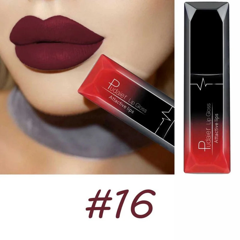 💄 Best Lip Makeup 17 Color Sexy Matte Long-Lasting Lipgloss Liquid Lipstick Lip Cream – Unleash Your Boldest, Most Irresistible Lips! 💋