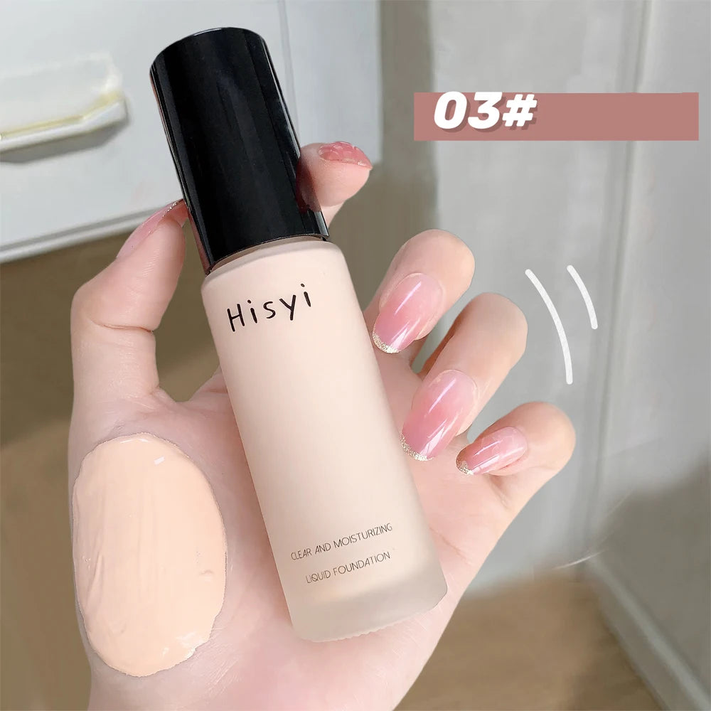 ✨ Flawless Finish Liquid Foundation – Conceal Blemishes, Even Skin Tone, & Glow Naturally