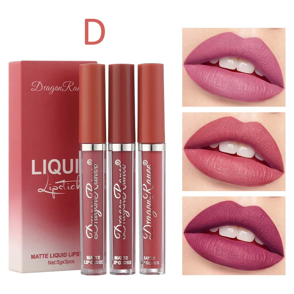 3 PCS Liquid Lipsticks Set – Unleash Bold, Beautiful Lips That Last All Day! 💄🔥