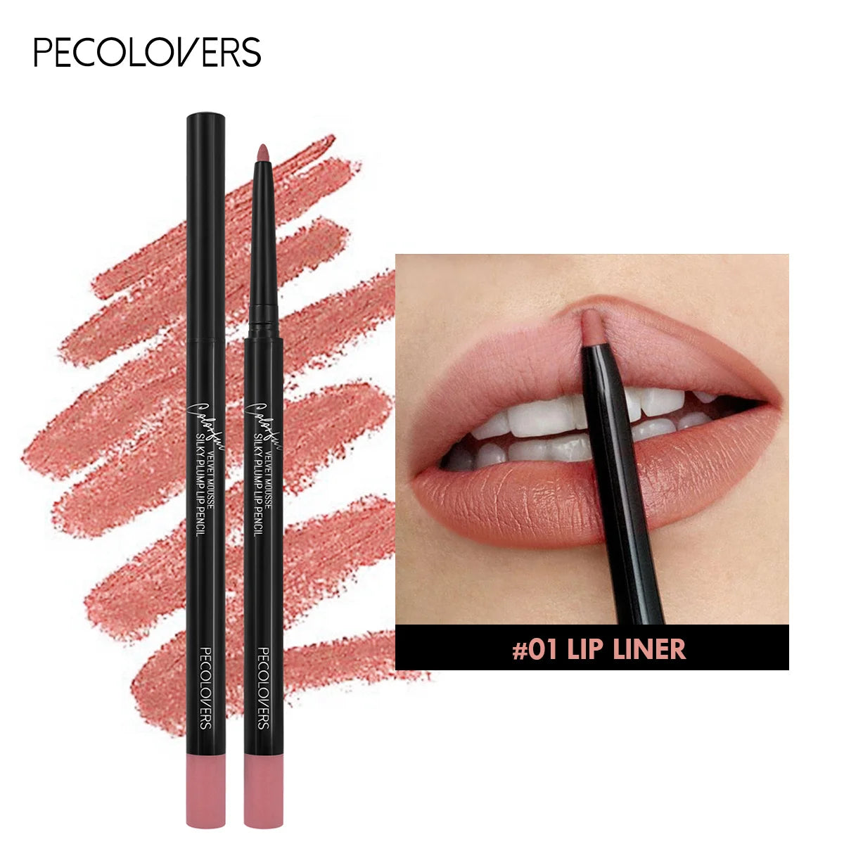 Waterproof Matte Lipliner Pencil – 12 Seductive Shades of Bold, Contoured Perfection That Stay All Day