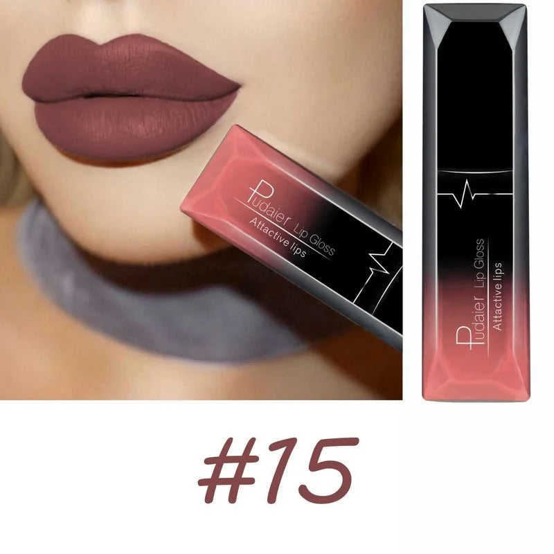 💄 Best Lip Makeup 17 Color Sexy Matte Long-Lasting Lipgloss Liquid Lipstick Lip Cream – Unleash Your Boldest, Most Irresistible Lips! 💋