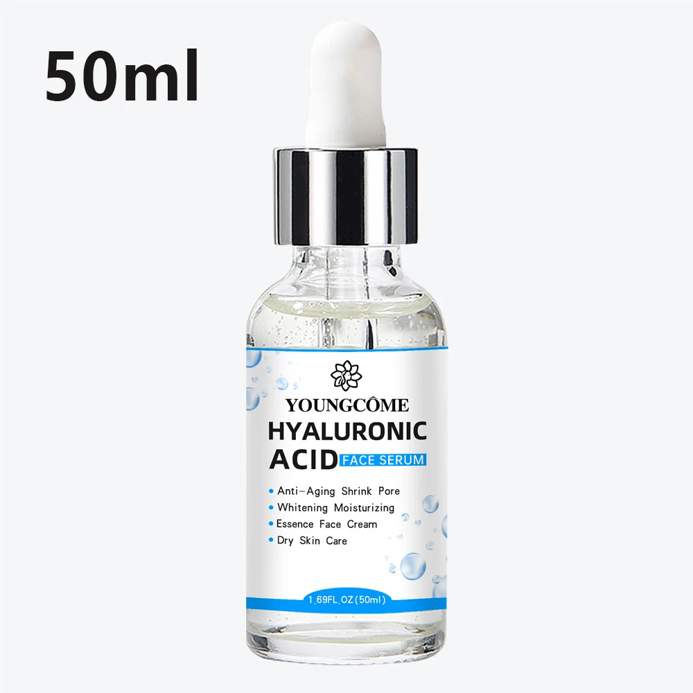 💧 Hyaluronic Acid Facial Essence – Deep Moisturizing Korean Skin Care Serum for Radiant, Hydrated Skin | Enriched with Vitamin C & Plant Extracts | 30ml / 50ml