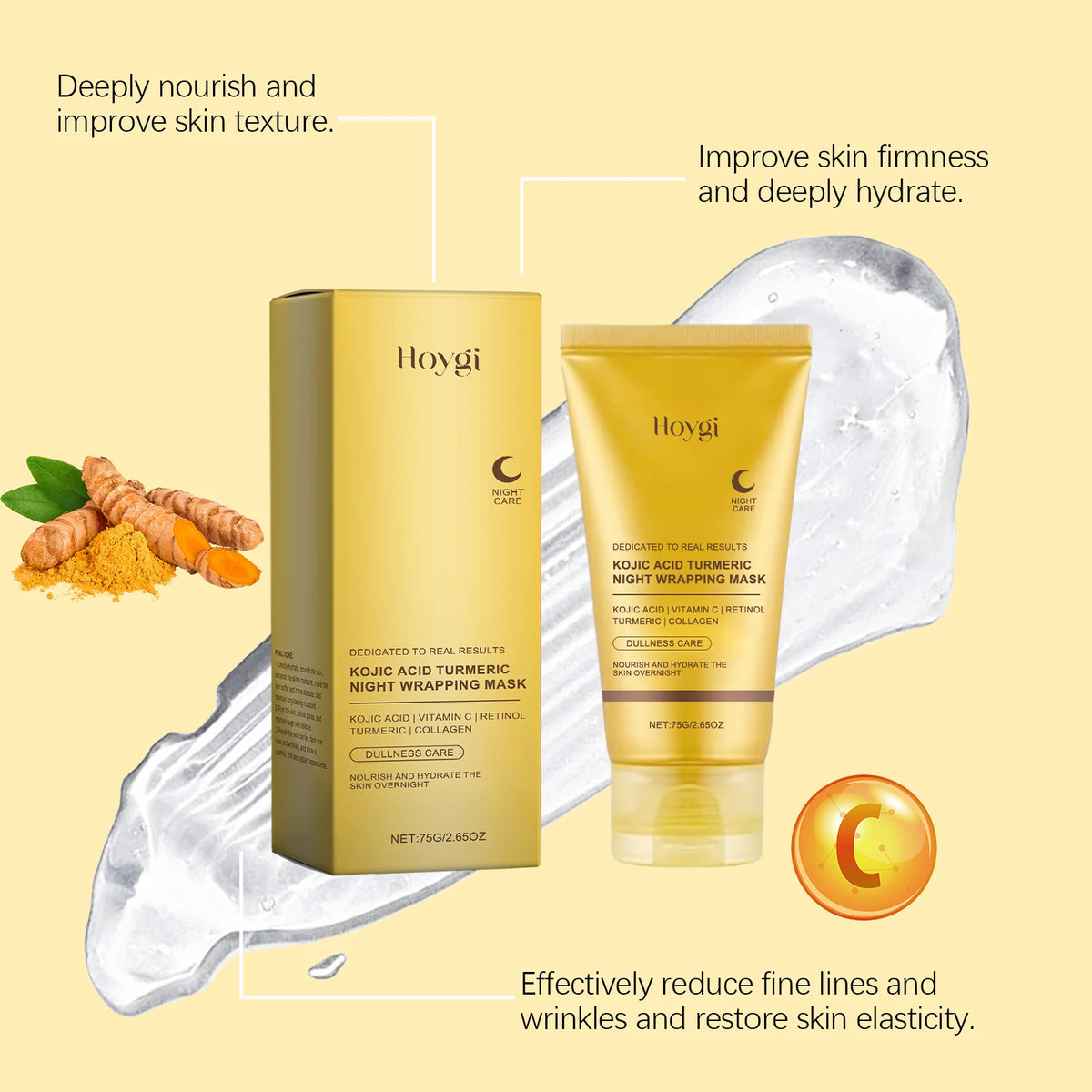 Kojic Turmeric Peel-Off Mask