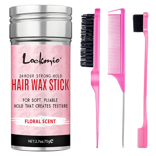 ✨ LOCKMIO Professional Styling Wax Stick – Instantly Smooth Flyaways, Slay Edges & Control Frizz | Flawless Finish for Natural Hair & Wigs
