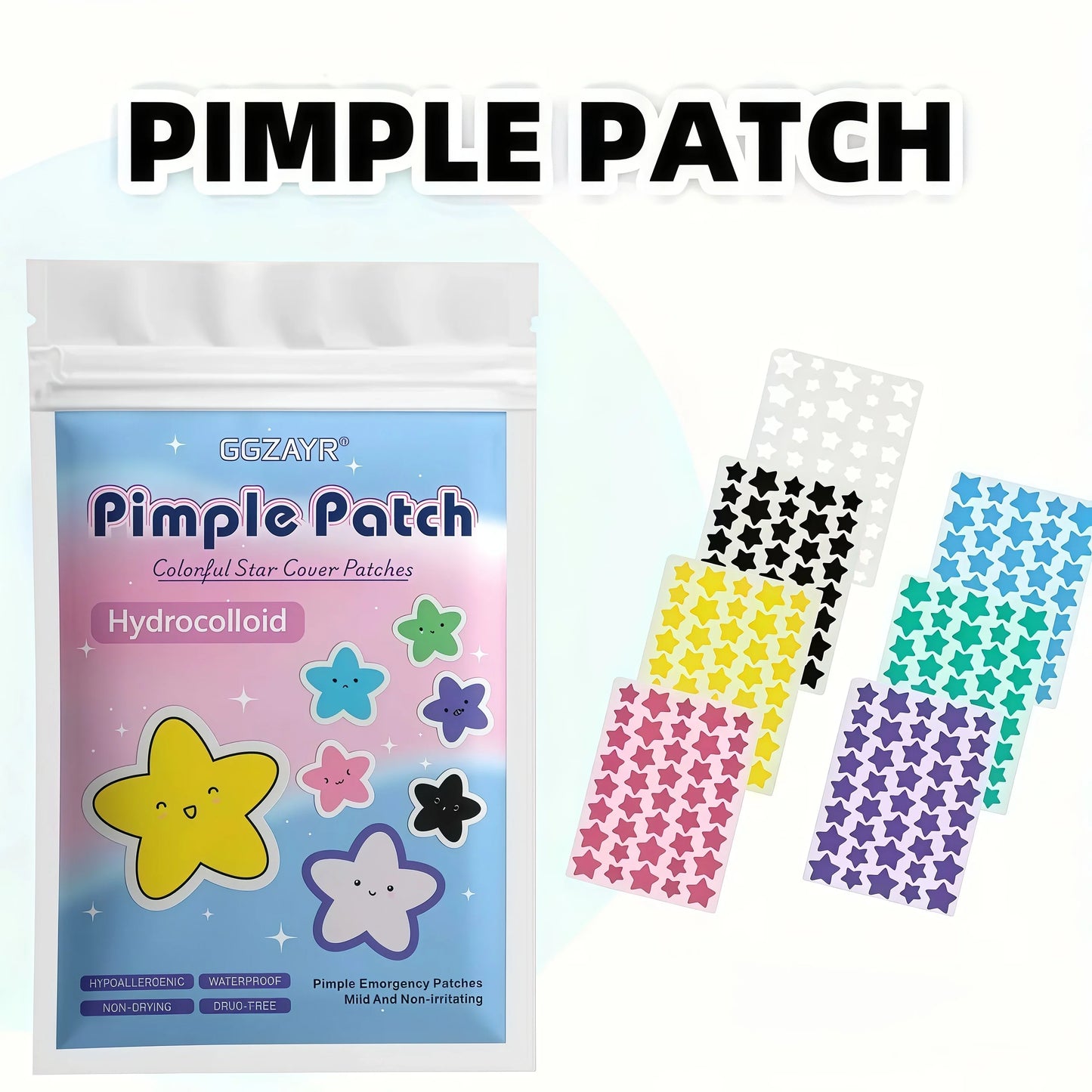 Star Hydrocolloid Pimple Patch Set (280–1680 Count)
