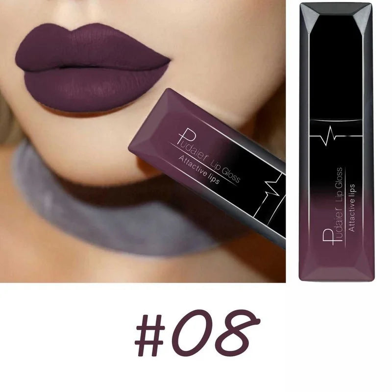 💄 Best Lip Makeup 17 Color Sexy Matte Long-Lasting Lipgloss Liquid Lipstick Lip Cream – Unleash Your Boldest, Most Irresistible Lips! 💋