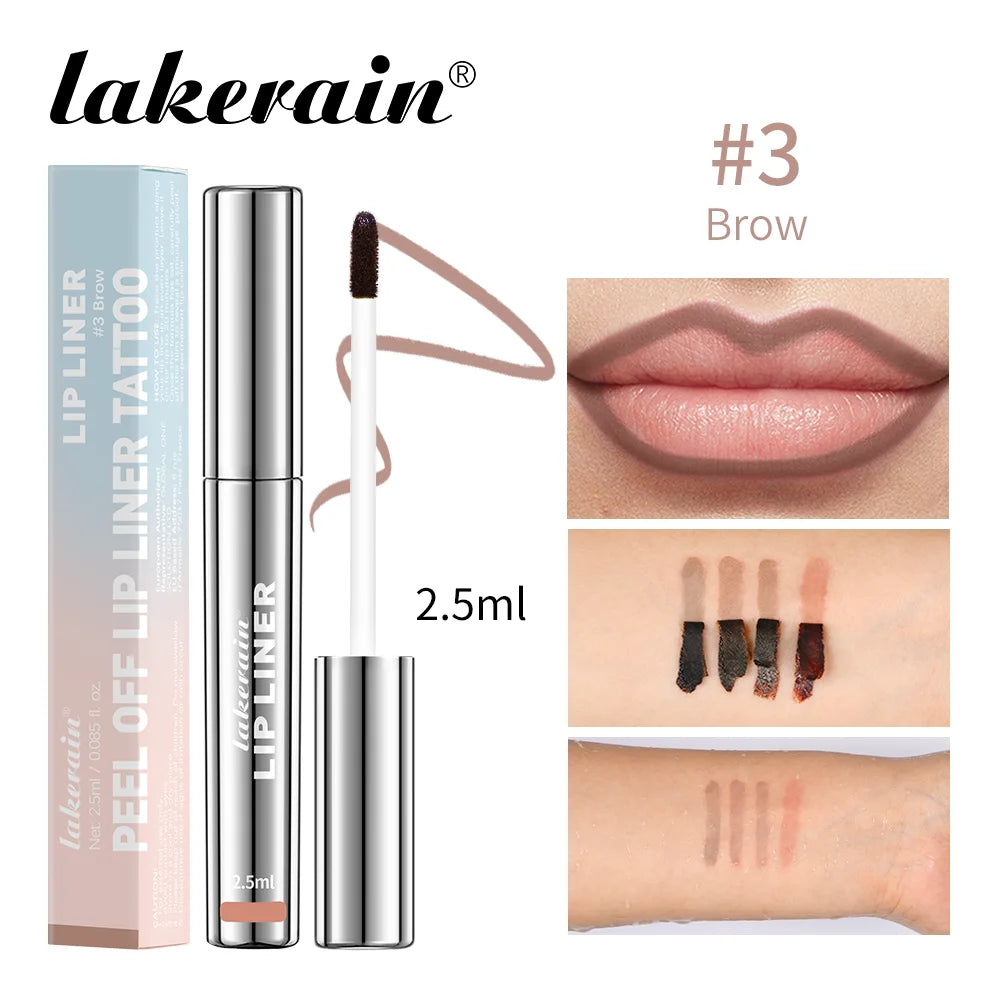 4PCS Peel-Off Tattoo Lip Liner Set – Your Lips, Locked in All Day 💋