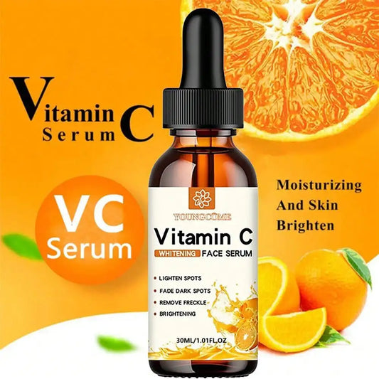Radiance Reborn: Vitamin C Facial Essence with Hyaluronic Acid – Fade Dark Spots, Repair Damage, and Reveal Luminous, Youthful Skin (30ml)