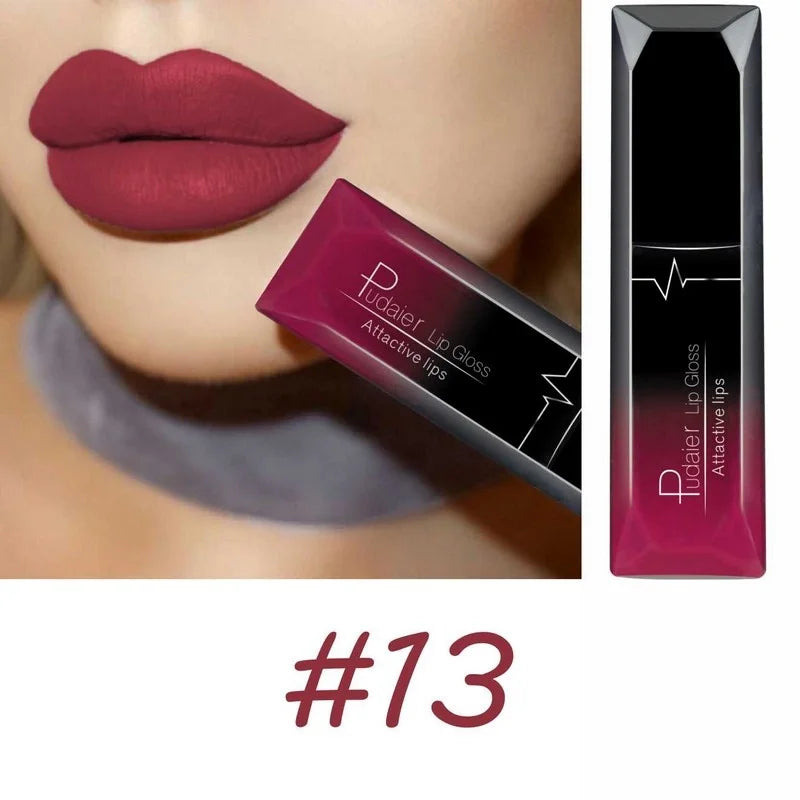 💄 Best Lip Makeup 17 Color Sexy Matte Long-Lasting Lipgloss Liquid Lipstick Lip Cream – Unleash Your Boldest, Most Irresistible Lips! 💋