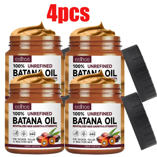 🔥 100% Pure Batana Hair Revival Oil – Deep Nourishment, Fast Growth, Anti-Breakage, and Silky Shine (120ml)