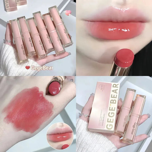 💦 Gege Bear Silky Glossy Lipstick – The Lip Plumper That Feels Like a Water Bomb Kiss 💋🐻
