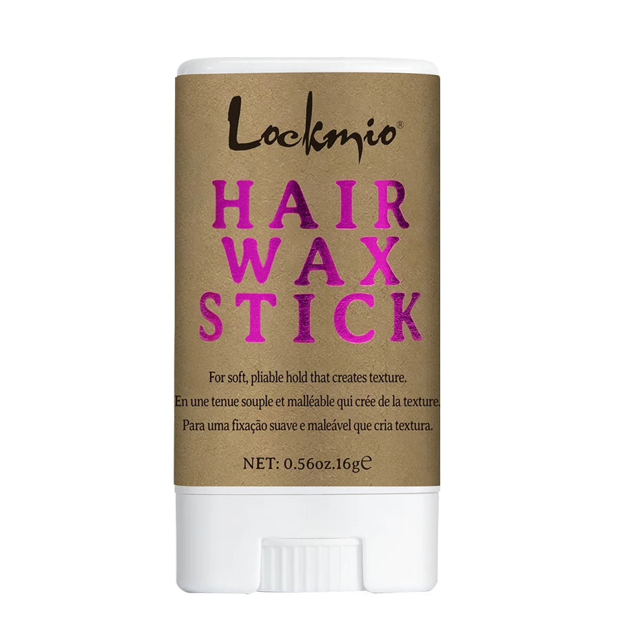 🔥 LOCKMIO Flyaway Hair Wax Stick – Tame Frizz, Smooth Baby Hairs, and Slay Every Style | No Mess, No Residue, All Control