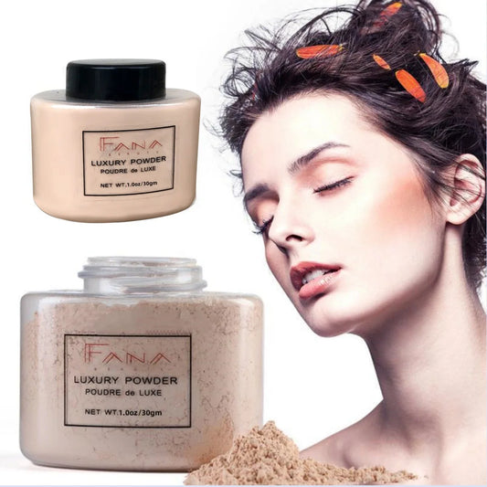 ✨ 4-Color Luxury Loose Banana Powder – Flawless Oil-Control Setting Powder for Radiant, Photo-Ready Skin