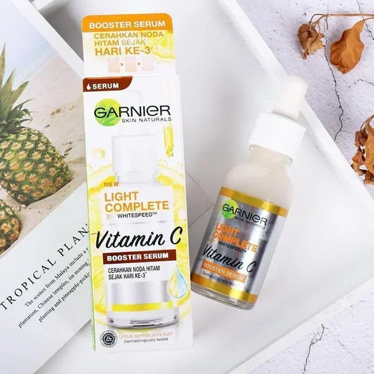 ✨ Garnier 30X Vitamin C + Niacinamide Serum – Instantly Brighten, Fade Acne Marks & Unleash Radiant, Even-Toned Skin | 30ml Glow Booster