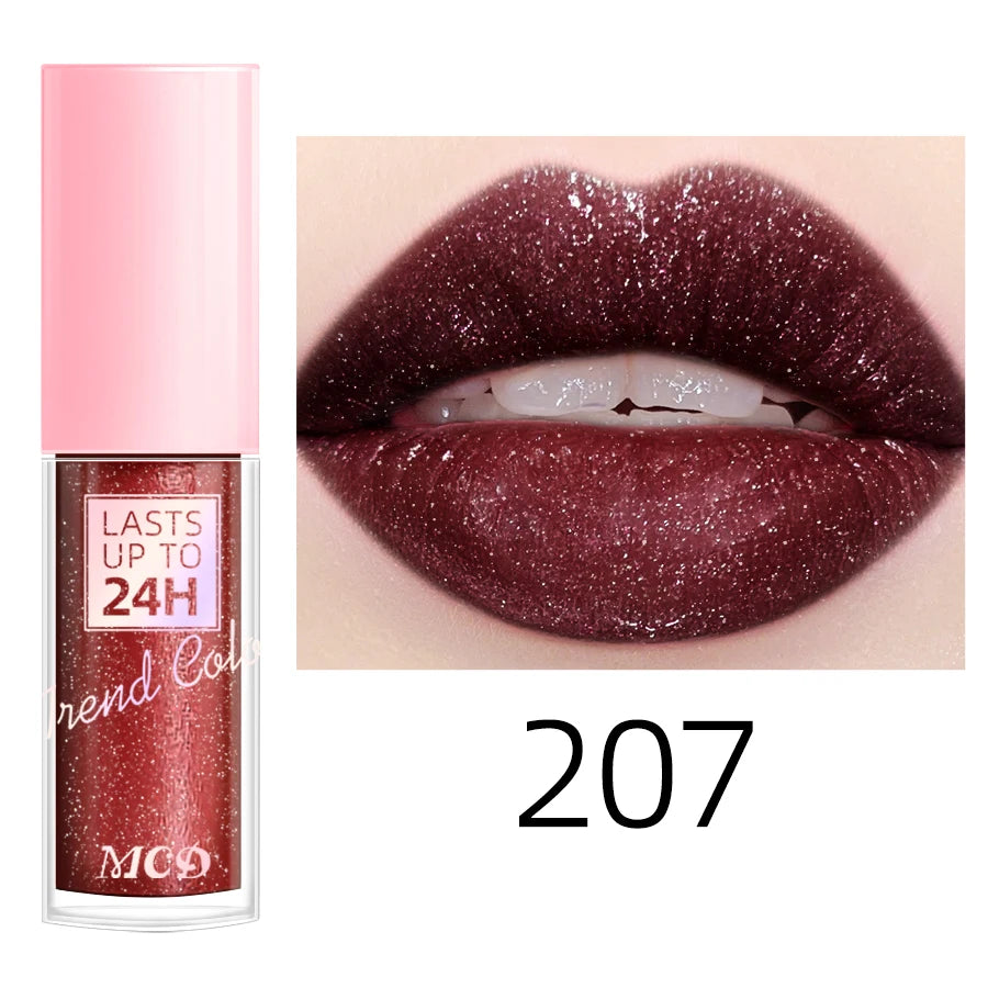 ✨ 18 Colors Glitter Lip Glaze — Shine Bright & Stay Hydrated All Day! 💄💧