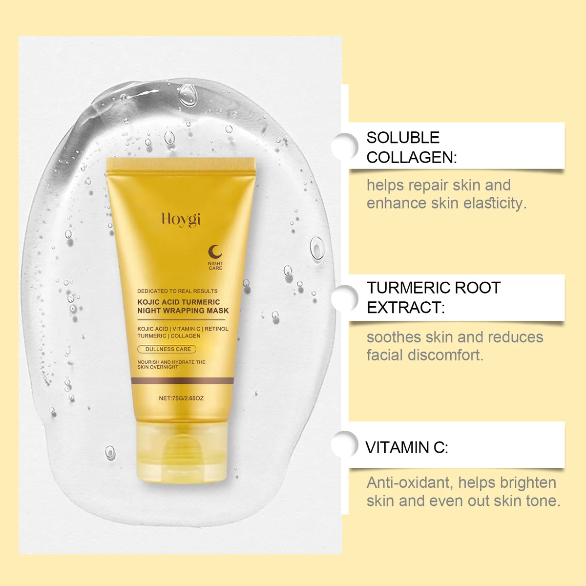 Kojic Turmeric Peel-Off Mask