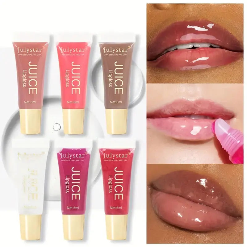 💧 Watery Crystal Clear Jelly Lip Oil — Your Ultimate Secret for Smooth, Plump, and Hydrated Lips! 🍓✨