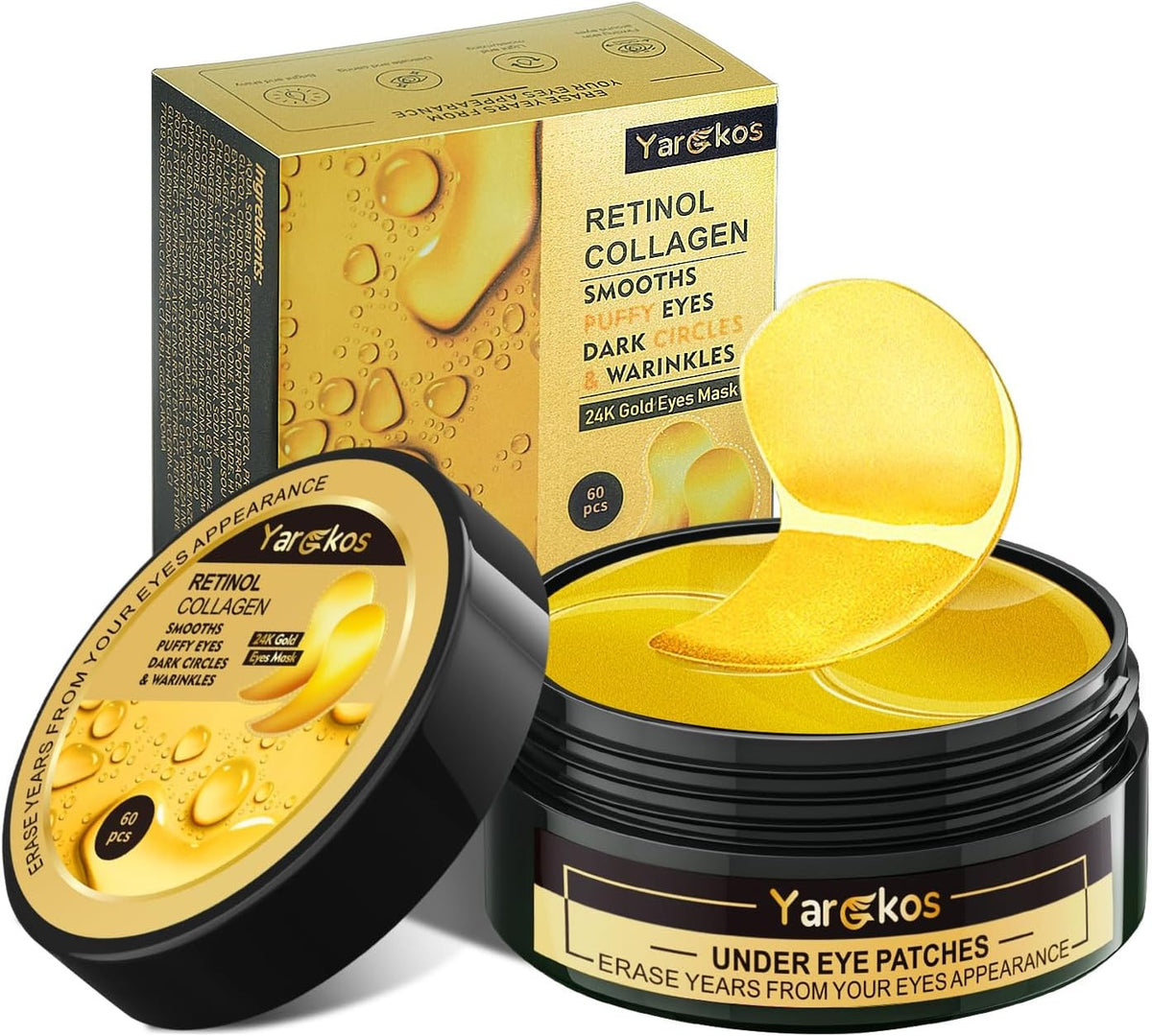 Peptide Collagen Hydrogel Eye Patches